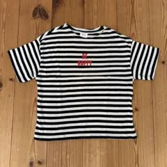 ZARA ザラ キッズ 半袖 Tシャツ ボーダー 白×黒 116のサムネイル