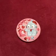 サンリオ　刺繍缶バッチ ハンギョドン
