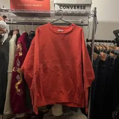 【極美品】90s USA製 Russell ラッセル 無地 スウェット　赤