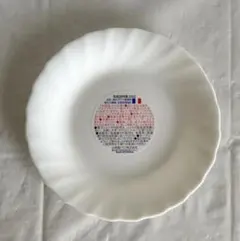 未使用品　1枚　2023年　ヤマザキ春のパン祭り　白いお皿　フローラルディッシュ