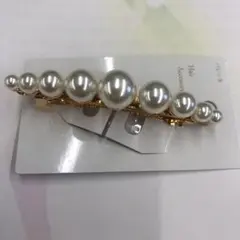 パール　ビジュー バレッタ アクセサリー 入学式　卒業式　ヘアクリップ　結婚式