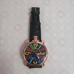 カラフル数字の腕時計