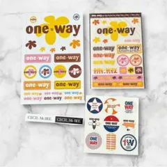 one way ステッカーセット