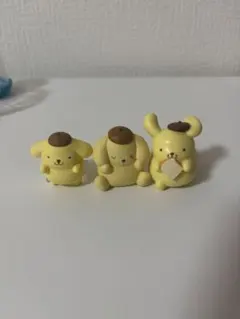 サンリオ ポムポムプリン 3個セット ガチャガチャ フィギュア マスコット