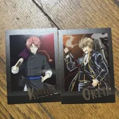 沖田総悟　神威　銀魂　 ぱしゃこれ 箔押し　銀箔