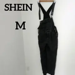送料込❤SHEIN【M】シーイン ブラック サロペット オーバーオール
