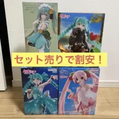 初音ミク 桜ミク フィギュア 4体セット チロルチョコ ガンダム Coreful