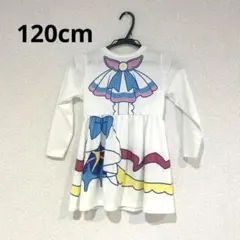 プリキュア柄長袖ワンピース