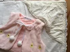 【値下げ】カツラユミ おくるみ ベスト 80 日本製 ベビー