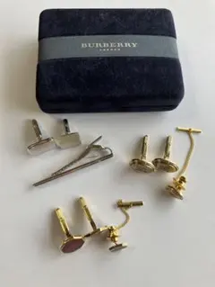 【Burberry バーバリー】カフスボタン、タイピンセット