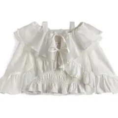 フリルリボンボレロ×キャミソールシフォンアンサンブル　[ta227] GRL