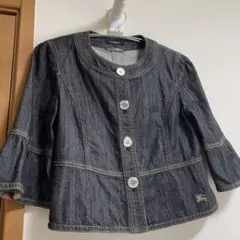 BURBERRY LONDON デニムジャケット　ノバチェック　ショート 38