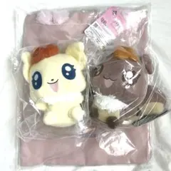 プリキュア　一番くじ　ふわふわ妖精ぬいぐるみ　ココ　ナッツ　チュールトートバッグ
