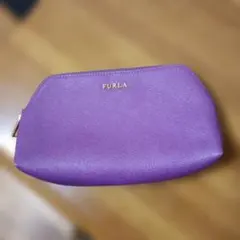 FURLA ポーチ パープル