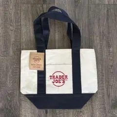 トレジョ Trader Joe’s ミニトート バッグ ネイビー