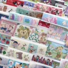 ディズニー フレークシール 100枚！マステ 　切り売り　ダッフィー　プリンセス