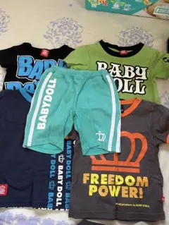 BABYDOLL 100cm Tシャツとショートパンツセット