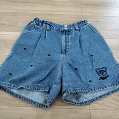 ALGY　140㌢　デニムショートパンツ