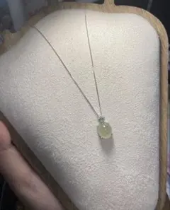 天然A貨 氷黄翡翠ペンダントトップ（ミャンマー翡翠）