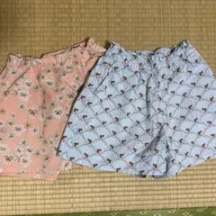 ユニクロ 女の子 140 半ズボン2枚セット