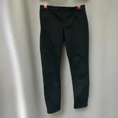 【美品】GU ジーユー レギンスパンツ L ブラック 黒 スキニー ウエストゴム