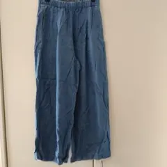 URBAN RESEARCH DOORS ライトブルー ワイドパンツ