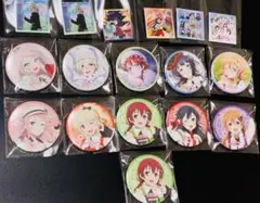 ラブライブ！Aqours 花丸 ルビィ 善子 千歌 曜 梨子 果南缶バッジ