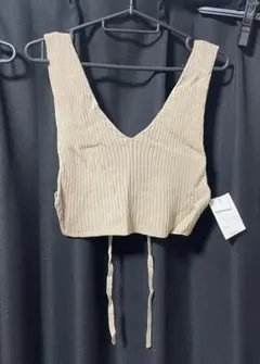 W CLOSET リブビスチェ ベスト ベージュ モカ Fのサムネイル