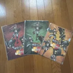 進撃の巨人 クリアファイル ( ジョイフル 特典 ３枚 コンプリート )