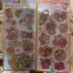 サンリオウォーターinシール　ハローキティ　日焼け　ウォーターシール　2枚セット