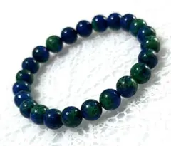 85　天然ブルーグリーンアパタイト　パワーストーンブレスレット　16㎝