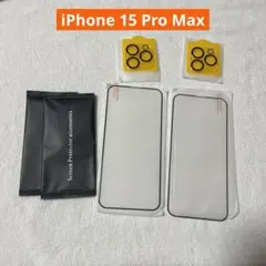 iPhone 15 Pro Max ガラスフィルム カメラフィルム