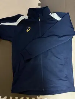 asics BASEBALL ジャージ 上下セット ネイビー XO - メルカリ