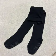 ベビー　黒　タイツ（滑り止め付き）95cm