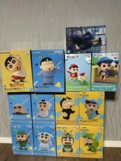 クレヨンしんちゃんフィギュア　13点まとめ売り クレヨンしんちゃん フィギュア まとめ売り 13個セット - メルカリ