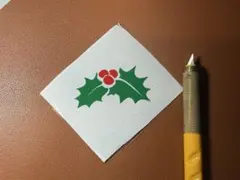 クリスマスホーリー ステッカー