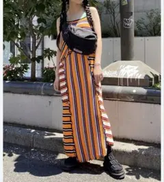 CandyStripper ボーダーキャミソールワンピース
