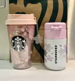 スタバ さくら ステンレスプチボトル タンブラー