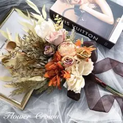 ウエディングブーケ クラッチブーケ アーティフィシャルフラワーブーケ 造花