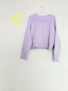 ✨️LOWRYS FARM✨️春色ラベンダーニット✨️ユニクロニコアンド好きにも