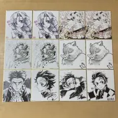 鬼滅の刃 コラボDINING複製 ミニ色紙 【弐】