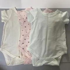 「ベビー用品」ベビー肌着 3枚セット半袖 70cm