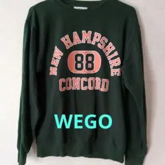 WEGO ダークグリーン スウェット M