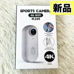 4K アクションカメラ ウェアラブルカメラ ボディカメラ Vlog 120度広角