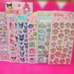 ライセンス認証商品あり☆キャラクターシール⑤点set☆サンリオ
