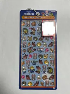 ボンボンドロップシール　ミニ　ズートピア　ディズニー　正規品