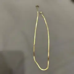 金メッキ シンプル チェーンネックレス 約40cm