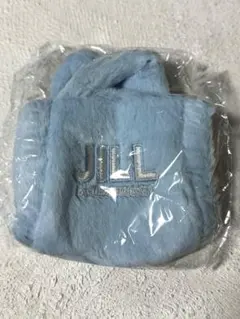 JILL by JILL STUART ミニフラッフィートートバッグ　ブルー