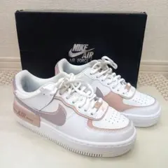 Nike Air Force 1 ホワイト/ピンク 24.5cm