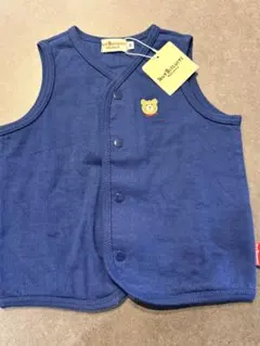 【新品未使用タグ付き】ミキハウス ホットビスケッツ ベスト 70〜80